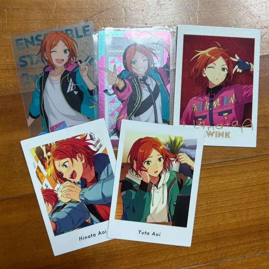[BUNJANG] Ensemble Stars Twinkle Yuuta Hinata Yuta Pasa Paschats Clear Card Bundle Set / 앙스타 트윙크 히나타 유우타 파샤 파샷츠 클카 일괄