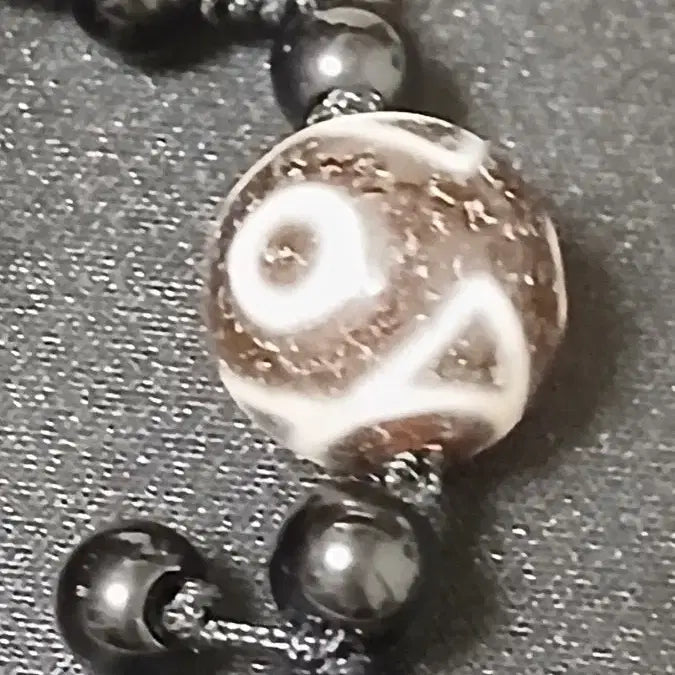 [BUNJANG] Tibetan Dzi Bead Amulet Necklace / 티벳 천주 호신용 목걸이