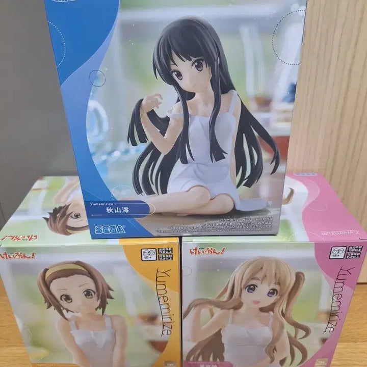 [BUNJANG] Sega K-ON! Yumemiris Figure 3 Types (Mio, Tsumugi) / 세가 케이온! 유메미리즈 피규어 3종  미오 츠무기