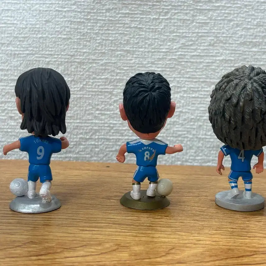 [BUNJANG] Kodoto Chelsea FC Player Figures Set (Torres, Lampard, David Luiz) - Rare 1st &amp; 2nd Gen / Kodoto1세대 2세대 희귀 첼시 3종 세트 피규어 - 토레스 램파드 다비드 루이스 축구선수