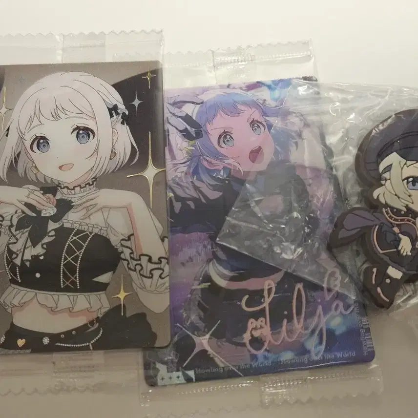 [BUNJANG] The Idolmaster.kr Lily K. Katsuragi Rubber Mascot 2 &amp; Wafer Card Bundle / 학원마스 카츠라기 릴리야 러버 마스코트2, 웨하스 카드 학원 아이돌마스터