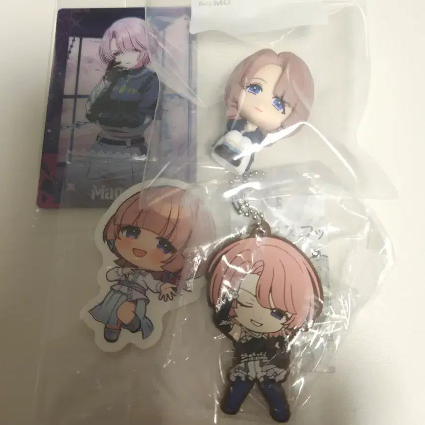 [BUNJANG] The Idolmaster ARIA~ Akane Kouzuki &amp; Mao Arimura "Itsumo Omoide ni wa Odorou" Rubber Mascot &amp; Wafer Card Bundle / 학원마스 아리무라 마오 언제오려나, ssd젤리스티커, 러버마스코트2, 웨하스 카드 학원 아이돌마스터