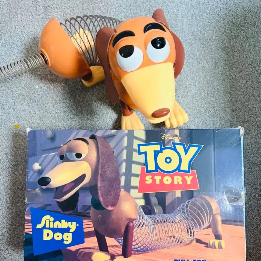 [BUNJANG] 1995 Toy Story Slinky Dog Pull Toy / 1995 오리지널 토이스토리 슬링키