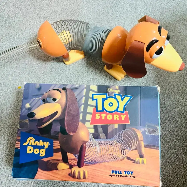 [BUNJANG] 1995 Toy Story Slinky Dog Pull Toy / 1995 원조 토이스토리 슬링키