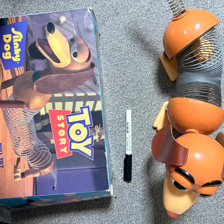 [BUNJANG] 1995 Toy Story Slinky Dog Pull Toy / 1995 오리지널 토이스토리 슬링키
