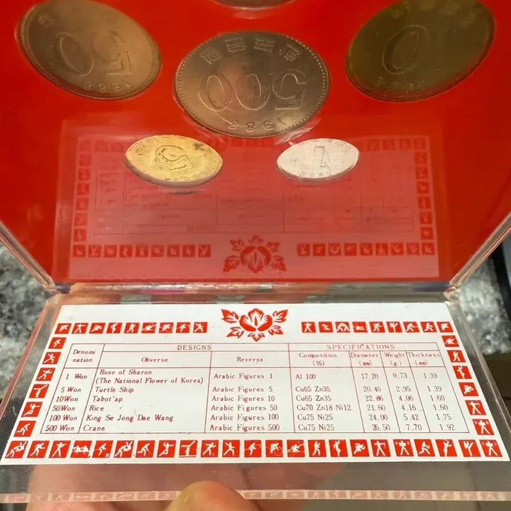 [BUNJANG] 1988 Seoul Olympics Commemorative Coin Set with Stamps / 88올림픽 기념 주화