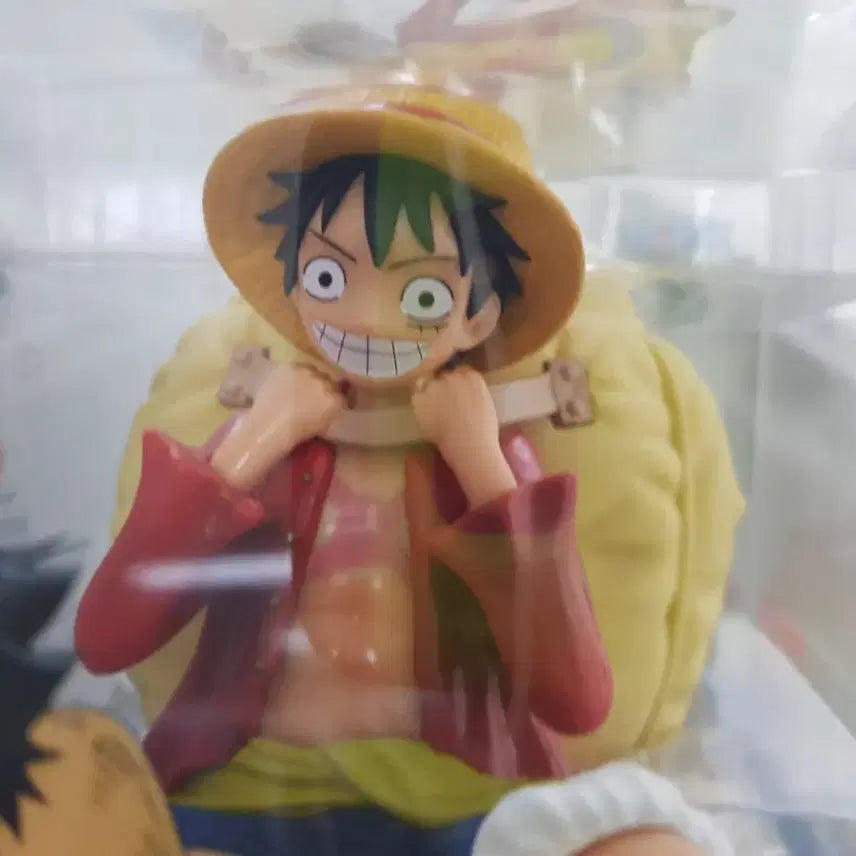 [BUNJANG] One Piece Luffy &amp; Chopper Figure Coin Bank Set / 원피스 루피 &amp; 쵸파 피규어 저금통