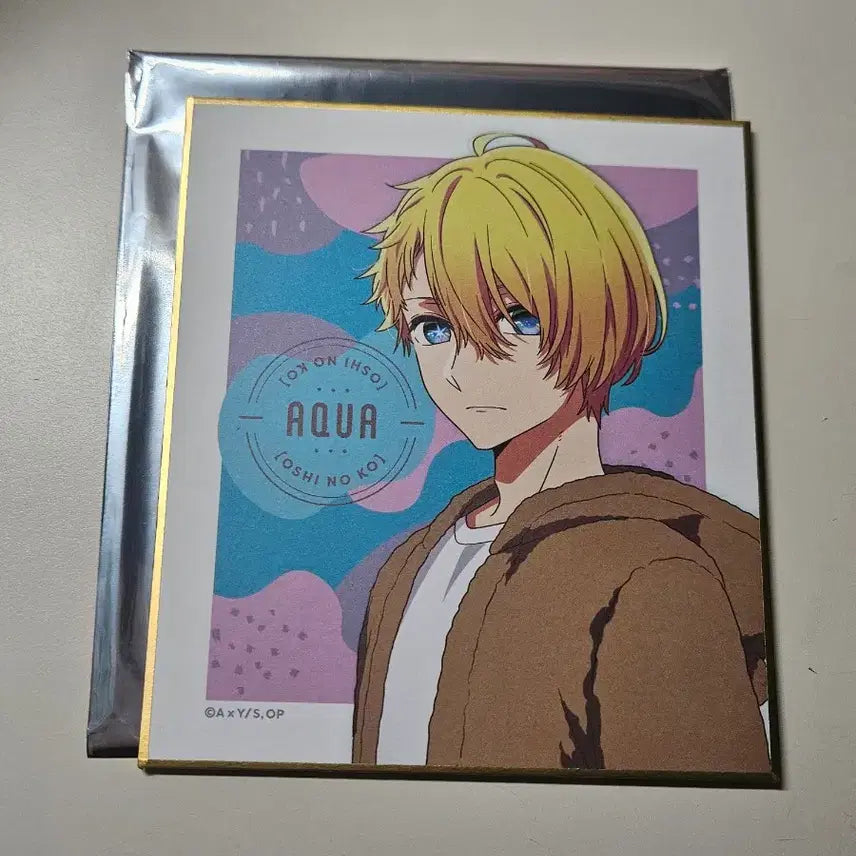 [BUNJANG] Oshi no Ko Aqua Postcard Shikishi Board / 최애의 아이 아쿠아 엽서 색지