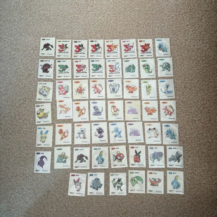 [BUNJANG] Pokemon Stickers Artwork Season 5 / 포켓몬 띠부씰 교환 하실분 찾아요 (아트워크.시즌5)