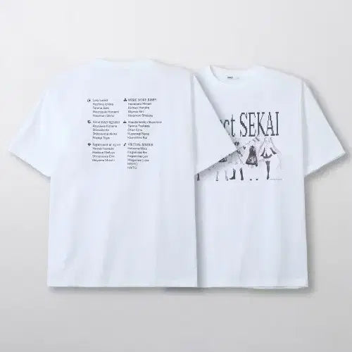 [BUNJANG] SPAO x Project Sekai Short Sleeve T-Shirt / 스파오 콜라보 프로세카 프세카 반팔티 팝니다