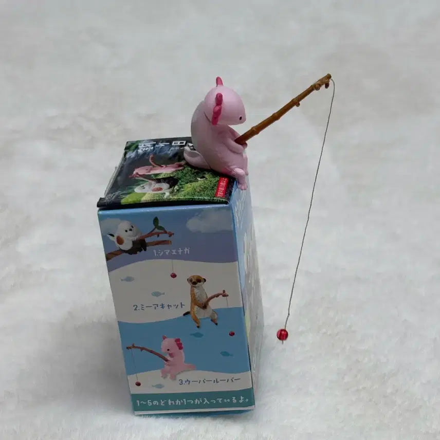 [BUNJANG] Good Day to Fish Series Axolotl Figure / 일본 낚시하기 좋은날 시리즈 피규어 우파루파(아홀로틀) 버전