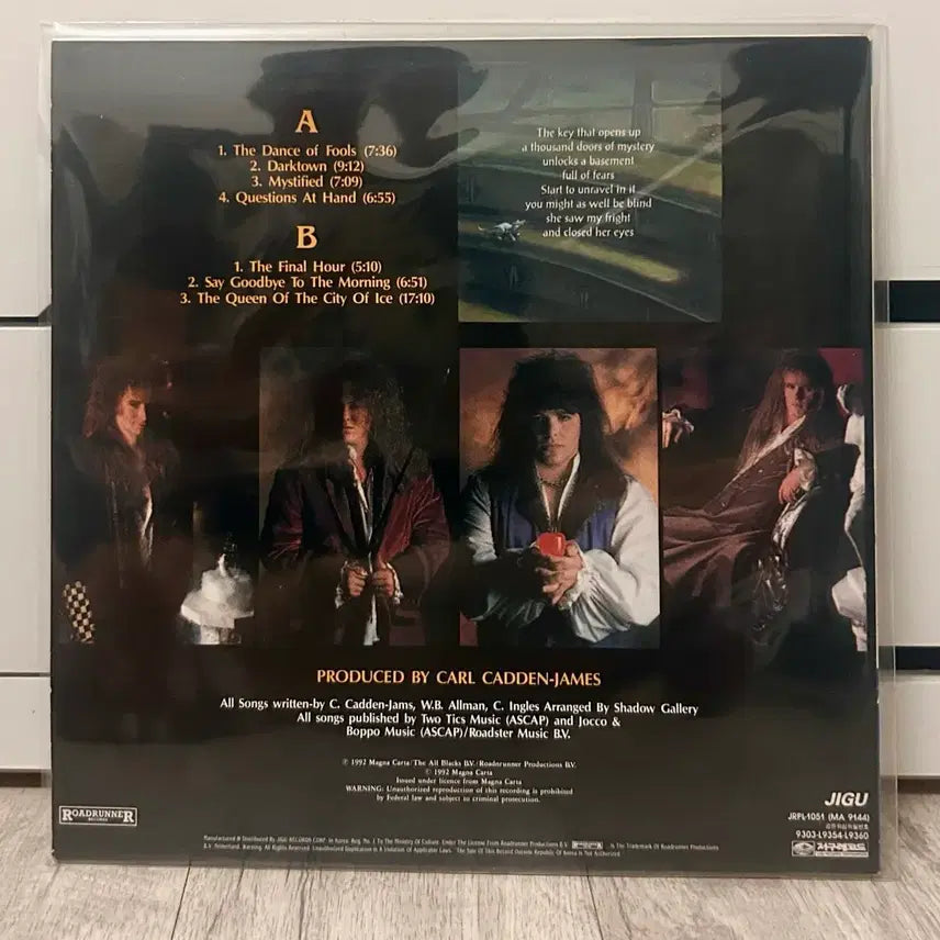 [BUNJANG] Shadow Gallery LP Metal LP / Shadow gallery lp (메탈 lp)