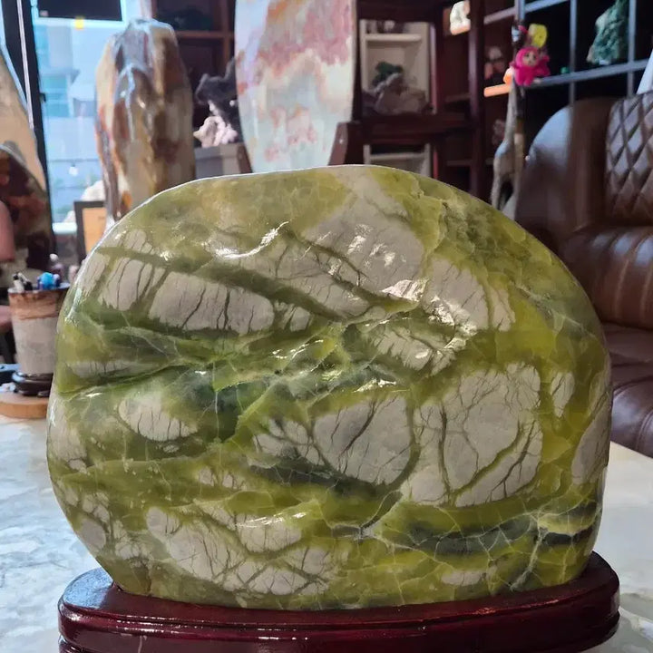 [BUNJANG] Suamok Jade 33~29~7 with Stand / 수암옥 33~29~7 98000원
