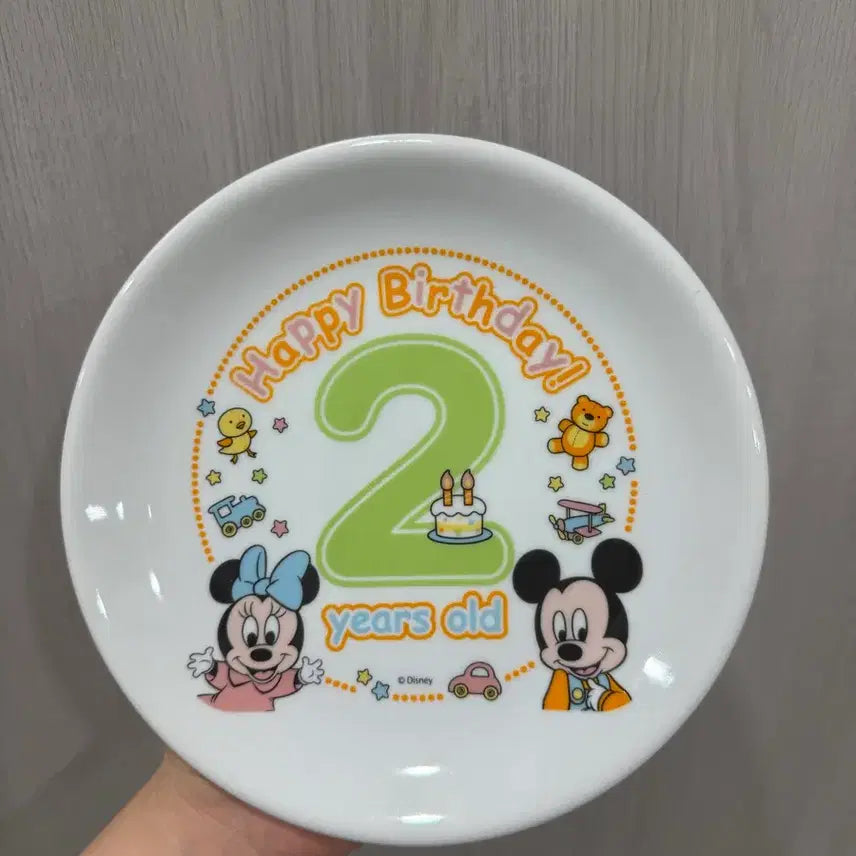 [BUNJANG] Disney Baby Mickey Mouse &amp; Minnie Mouse Plate / 디즈니 베이비 미키마우스 미니마우스 접시