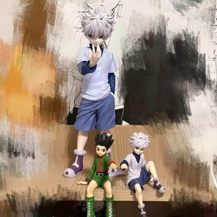 [BUNJANG] Hunter x Hunter Gon &amp; Killua Noodle Stopper Figure Bundle Set / 헌터x헌터 누들스토퍼 / 키르아 피규어 일괄양도