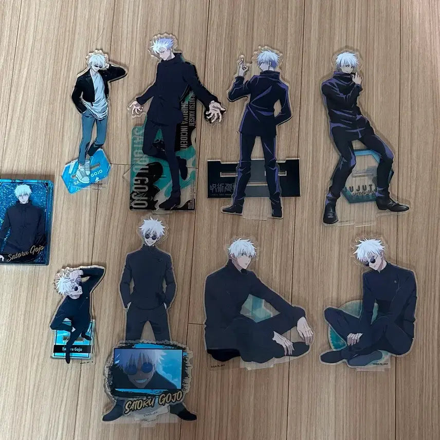 [BUNJANG] Jujutsu Kaisen Satoru Gojo Acrylic Stand Set / 주술회전 고죠 사토루 아크릴 스탠드 세트 판매 일괄