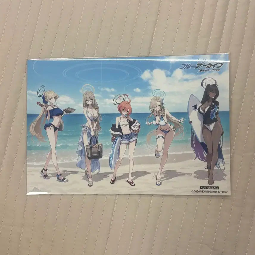 [BUNJANG] Blue Archive YoStar Shop Exclusive C&amp;C Postcard Set / 블루아카이브 요스타샵 특전 아스나 네루 카린 토키 엽서