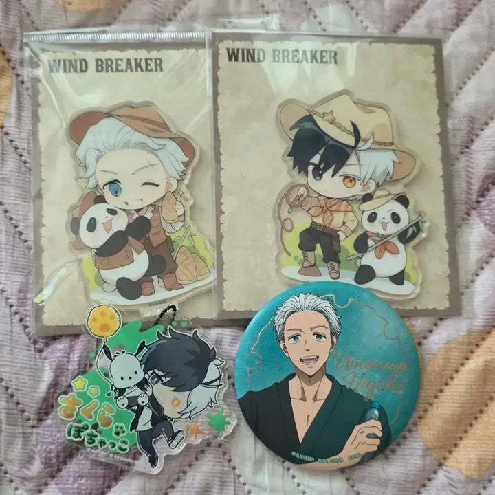 [BUNJANG] Wind Breaker Umemiya &amp; Sakura Acrylic Stand Set / 윈브레 우메미야&amp;사쿠라 아크릴 스탠드 판매