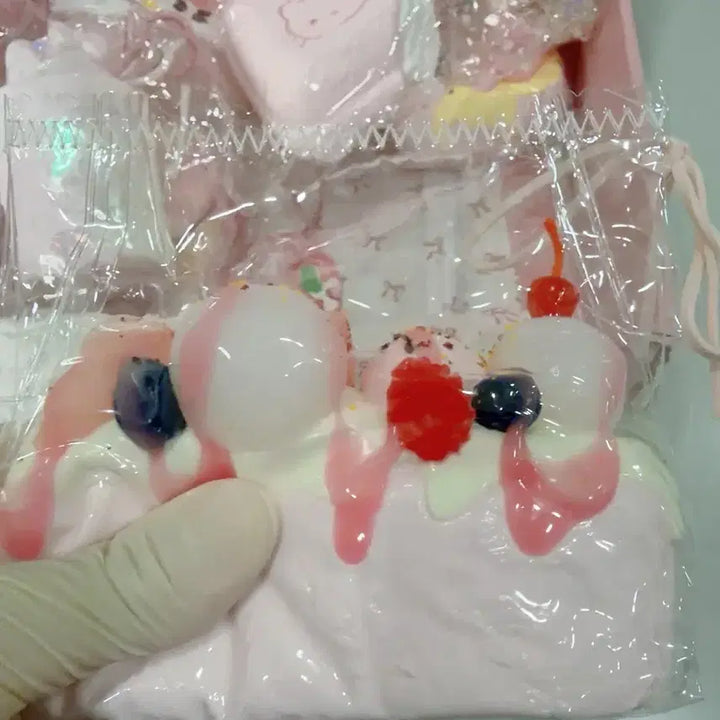 [BUNJANG] New Fruit Toast Squishy Toy / 새상품 과일토스트 말랑이
