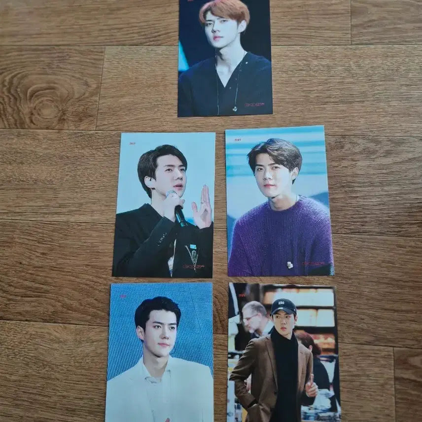 [BUNJANG] EXO Sehun Postcard Set (5 Types) / 엑소 세훈 엽서 5종 세트