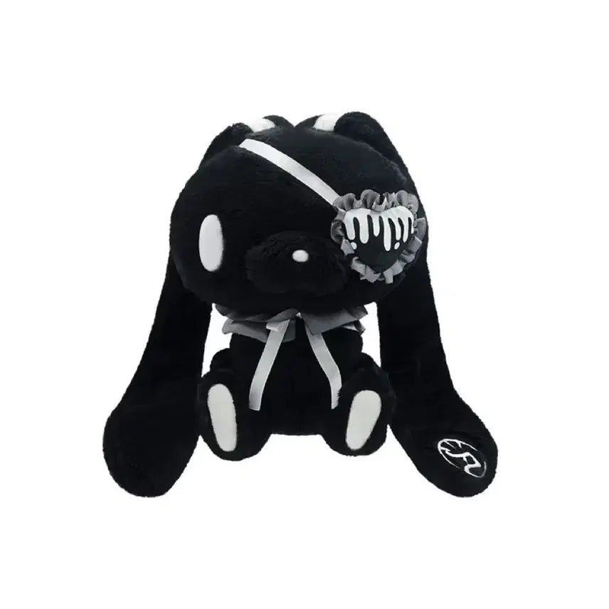 [BUNJANG] Gloomy Bear Universal Rabbit Eye Patch Black Mascot Plush / 글루미베어 범용토끼 아이패치 블랙 마스코트 인형
