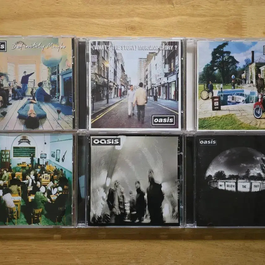 [BUNJANG] Oasis UK First Pressing CD Album Bundle Set / CD 음반 oasis 오아시스 영국반 초판 앨범 6장 모음