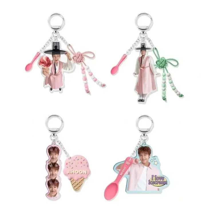 [BUNJANG] Baskin Robbins Park Jihoon Limited Edition Acrylic Keyring / 새상품) 베라 아궁빵 박지훈 키링 한정판 배라 배스킨라빈스 베스킨라빈스 박지훈