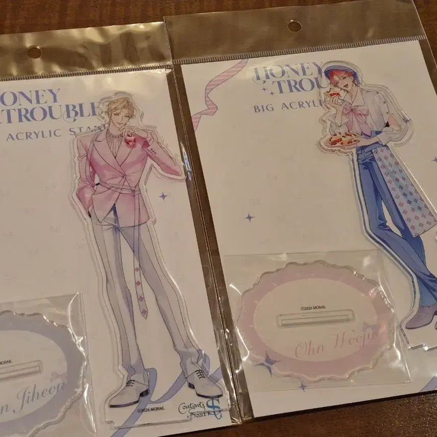 [BUNJANG] Honey Trouble Japan Pop-up Lucky Draw Acrylic Stand Set / 허니트러블 일본 팝업 LD 아크릴 스탠드 세트