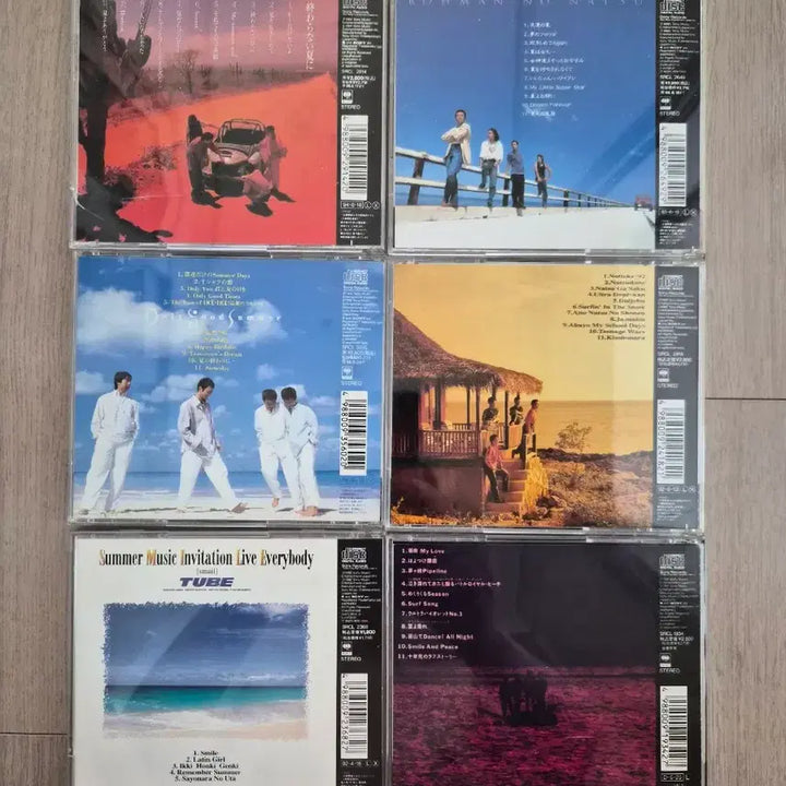 [BUNJANG] TUBE Japanese Pop Rock CDs (1990s) / 일본그룹 TUBE CD 6매