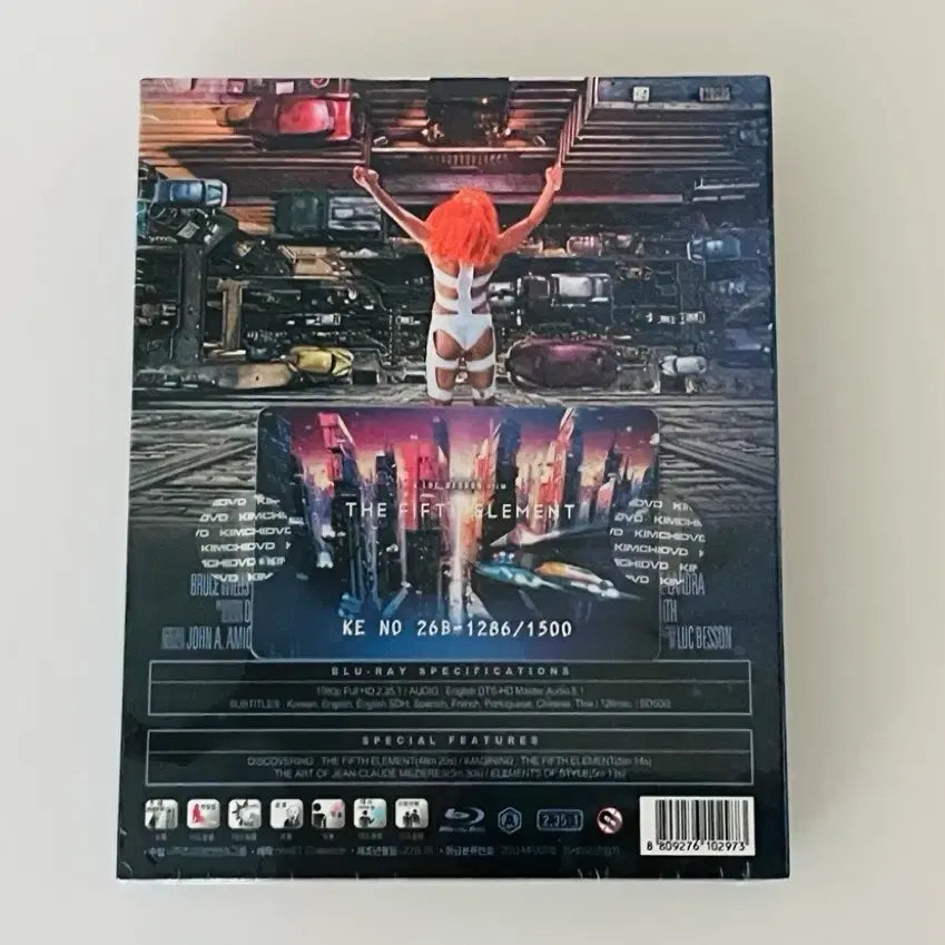 [BUNJANG] The Fifth Element Blu-ray Lenticular Steelbook Limited Edition (Sealed) / 제5원소 블루레이 렌티큘러 스틸북 한정판 미개봉