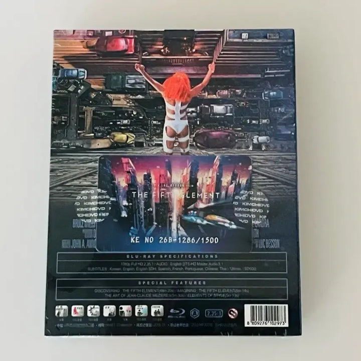 [BUNJANG] The Fifth Element Blu-ray Lenticular Steelbook Limited Edition (Sealed) / 제5원소 블루레이 렌티큘러 스틸북 한정판 미개봉