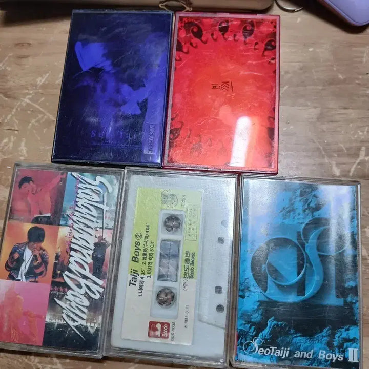 [BUNJANG] Seo Taiji and Boys Cassette Tape Bundle Set (5 Items) / 서태지와 아이들 5점일괄 카세트 테이프 세트 소장음반방출