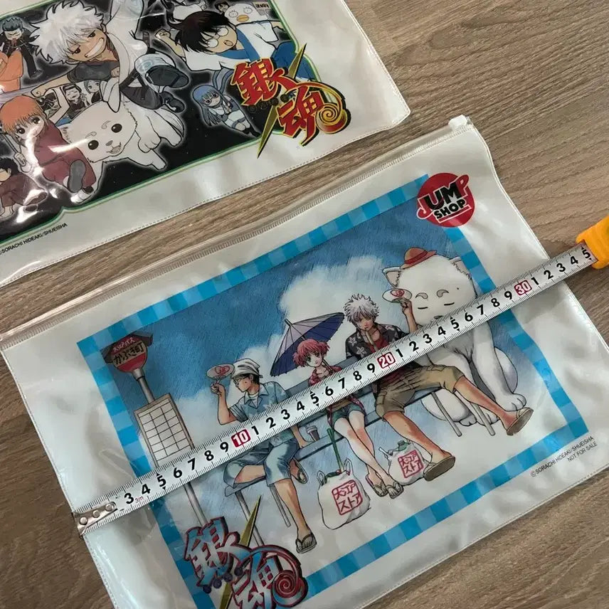[BUNJANG] Gintama Jump Shop Pouch Set (2 Types) / 은혼 점프샵 파우치 2종 세트