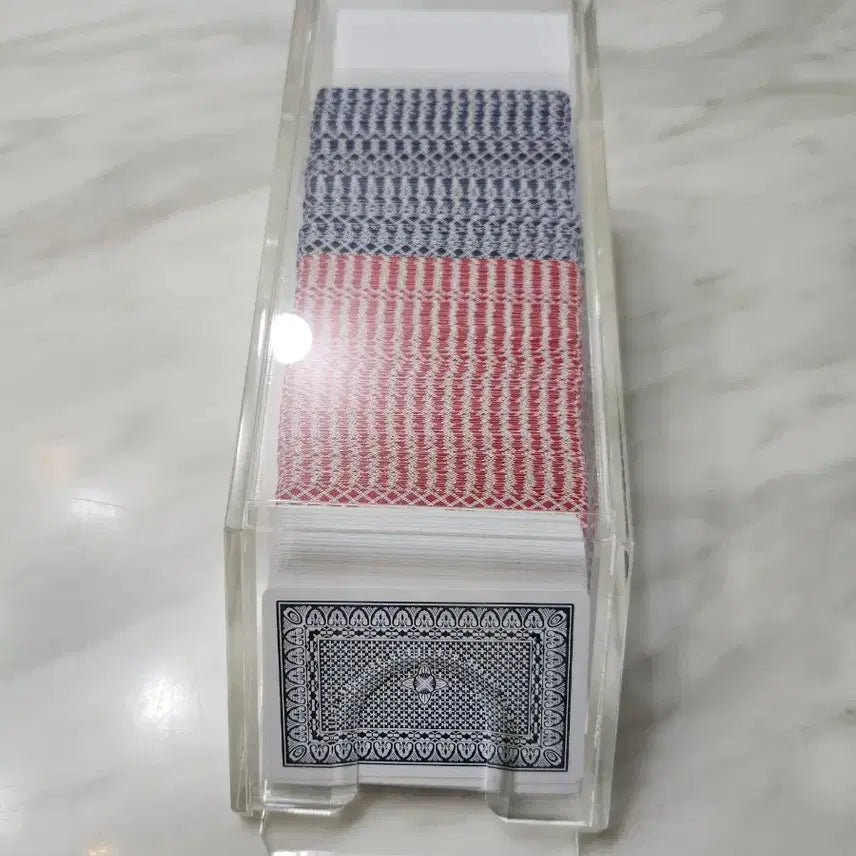 [BUNJANG] Card Storage Box with Poker Cards / 포커카즈와 보관함