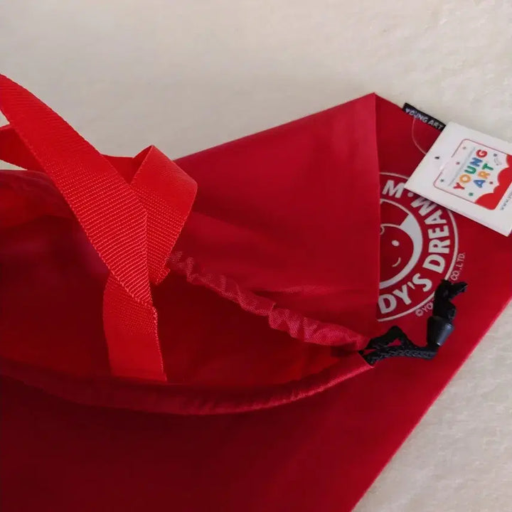 [BUNJANG] Vintage Youngart Kiddy Drawstring Pouch Bag / 빈티지 영아트 키디 주머니 가방 / 고전 문구 체리펫 피피 푸키 팬시 조리개 보조가방