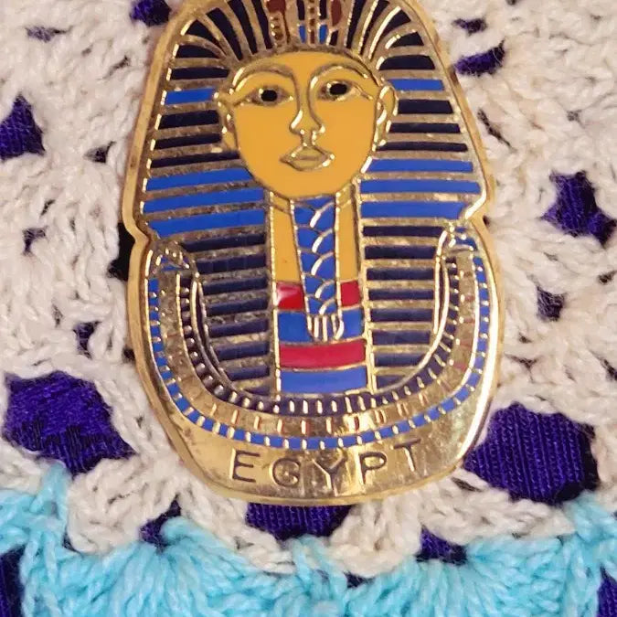 [BUNJANG] Golden Egyptian Pharaoh Keychain / 황금빛 이집트 파라오 키링/ 소장용 ( 수집품 )