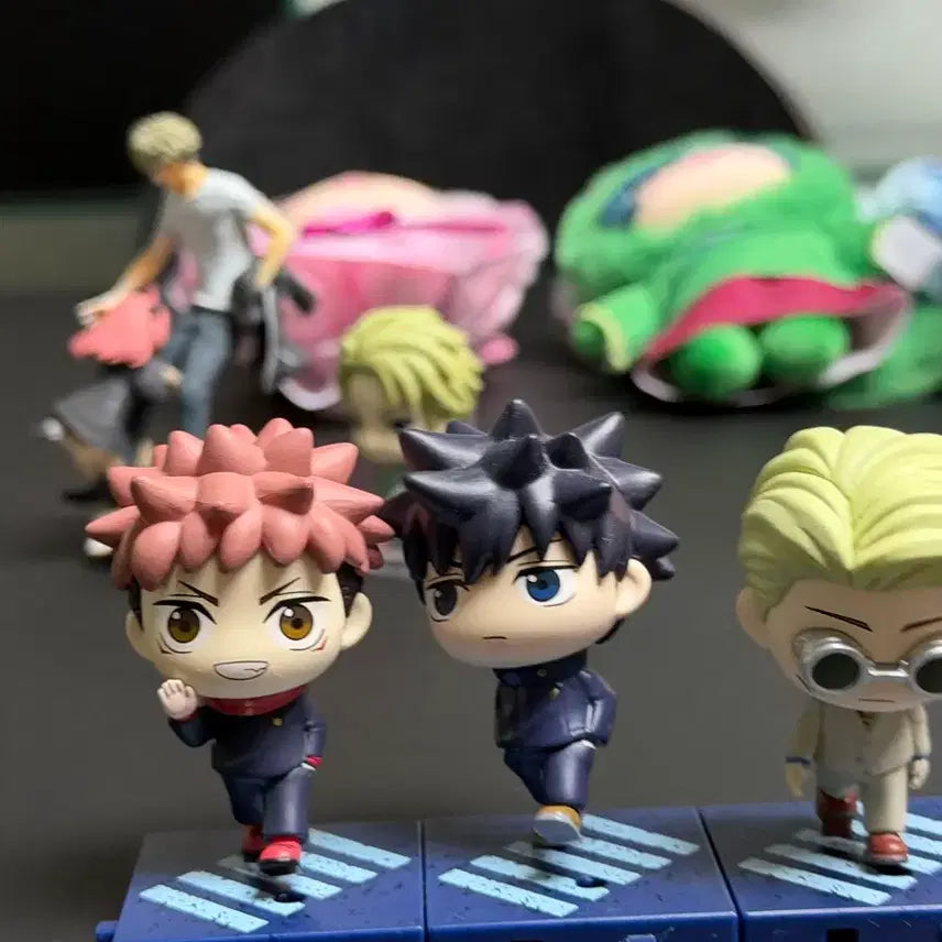 [BUNJANG] Jujutsu Kaisen Mini Figures Set - Yuji/Megumi/Nanami / 주술회전 미니피규어 3종세트 - 이타도리/후시구로/나나미