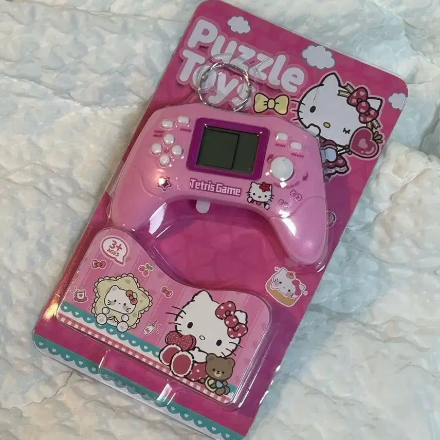 [BUNJANG] Hello Kitty Tetris Game Keyring (Sealed) / 박스0,미개봉새상품) 헬로키티 테트리스 게임 키링