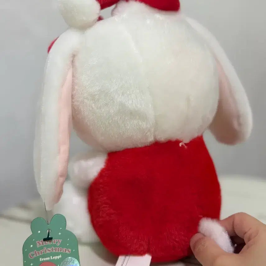[BUNJANG] Reppy Christmas Version Santa Rabbit Plush (Medium) / 산타 토끼 인형 크리스마스 리스 /레삐 크리스마스버전 중형인형