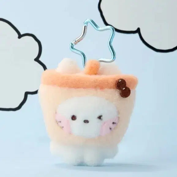 [BUNJANG] Bubble Nyan Ni Wish Nyan Ni Keyring Doll Set (Photocard Included) - Sealed / 버블냥니 위시니니 키링인형 미개봉 (포카 포함)
