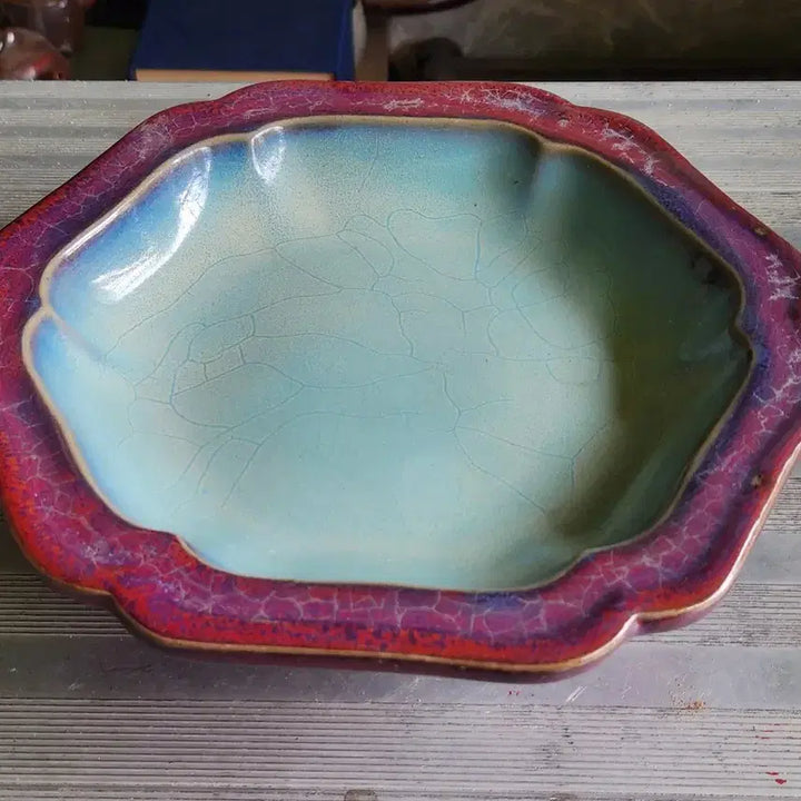 [BUNJANG] Jun Ware Glazed Water Basin / 중국도자기 균요 요변좋은 수반