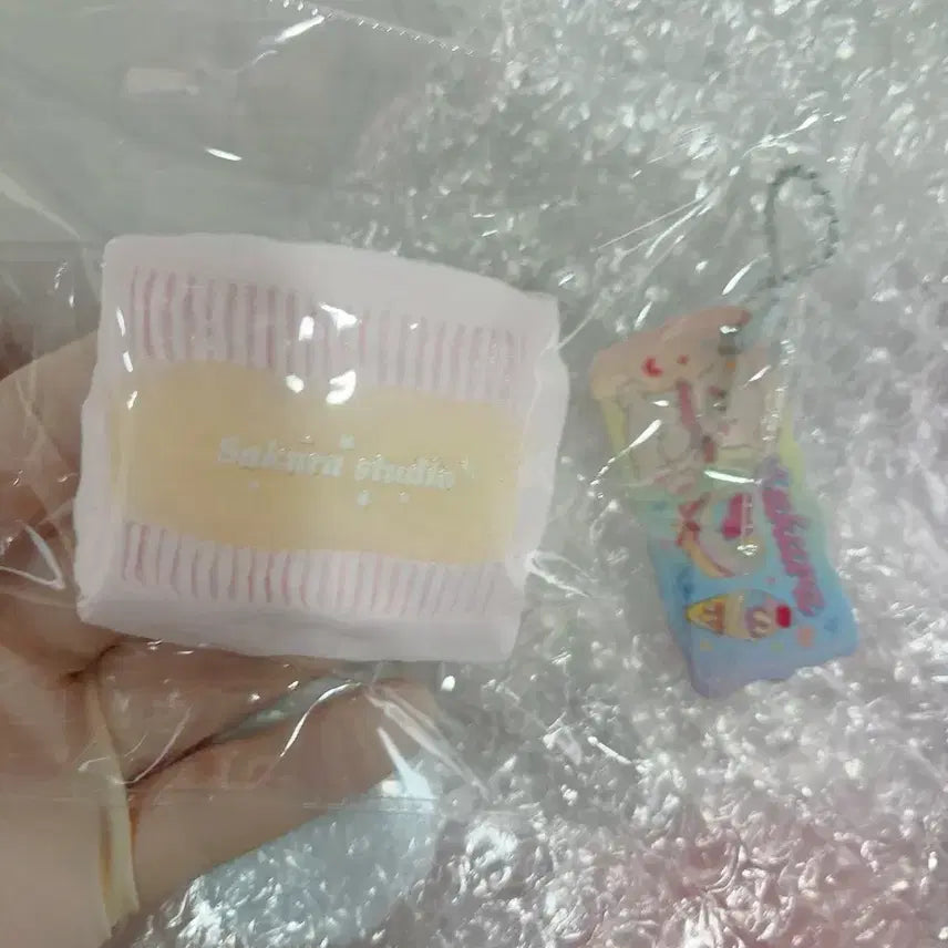 [BUNJANG] Sakura Mochi Mascot Keyring / 새상품 사쿠라 말랑이