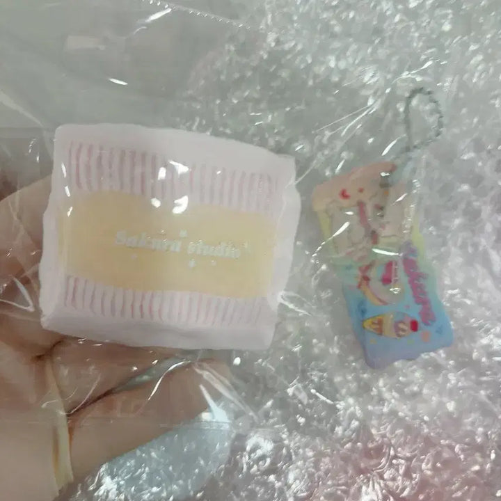 [BUNJANG] Sakura Mochi Mascot Keyring / 새상품 사쿠라 말랑이