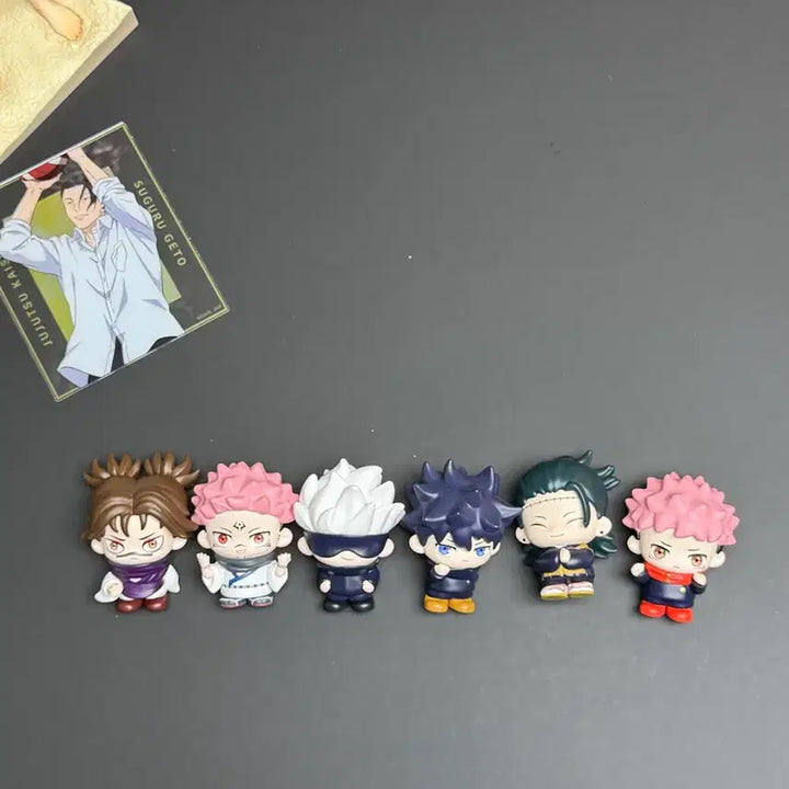 [BUNJANG] Jujutsu Kaisen Mini Figures Bundle Set (6 Types) / 주술회전 미니 피규어 6종 일괄