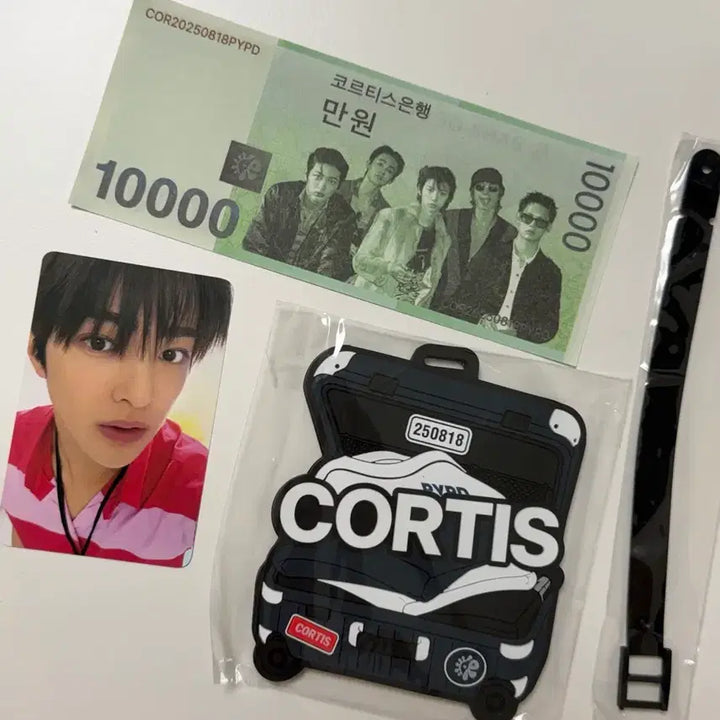 [BUNJANG] KCON:TACT 4D Gunho Photocard Luggage Tag Confetti Bundle Set / 코르티스 코어존 건호 포카 러기지택 돈 컨페티