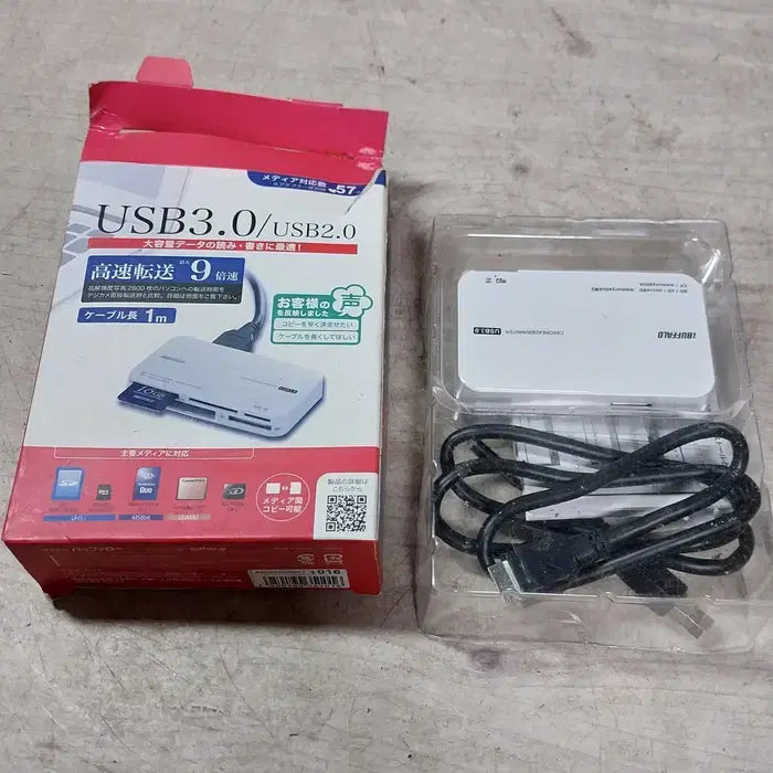 [BUNJANG] Buffalo BSCR21U3 USB 3.0 Multi Card Reader/Writer / 미사용 버팔로 USB 3.0 멀티 카드 리더기/BSCR21U3