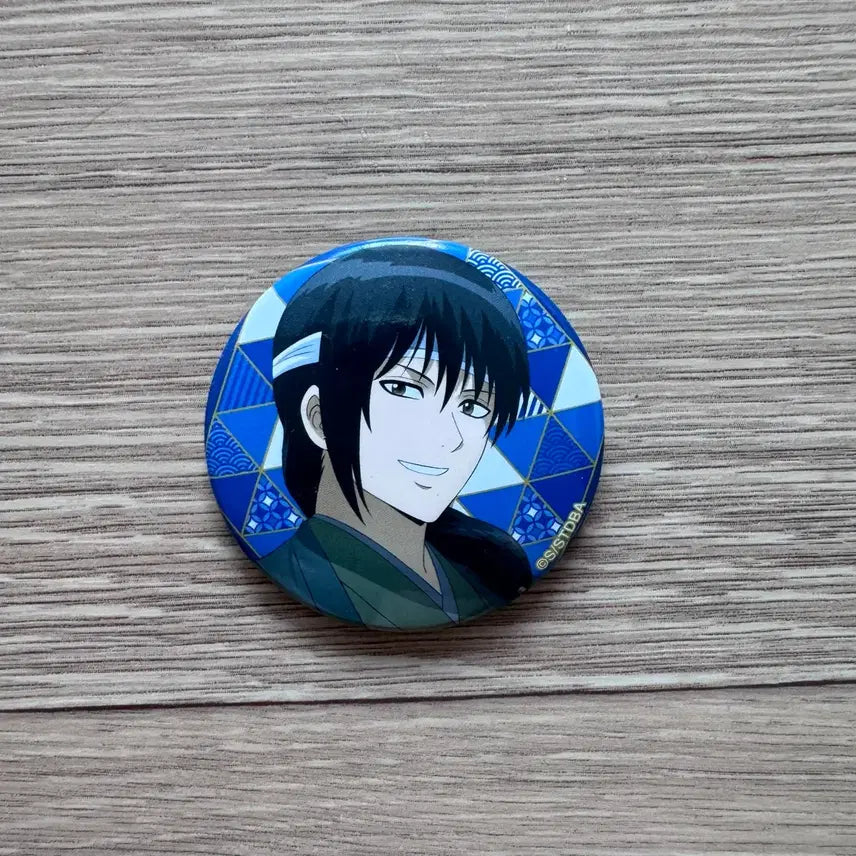 [BUNJANG] Gintama Character Card &amp; Can Badge Set / 은혼 캐릭터 카드 뱃지 세트