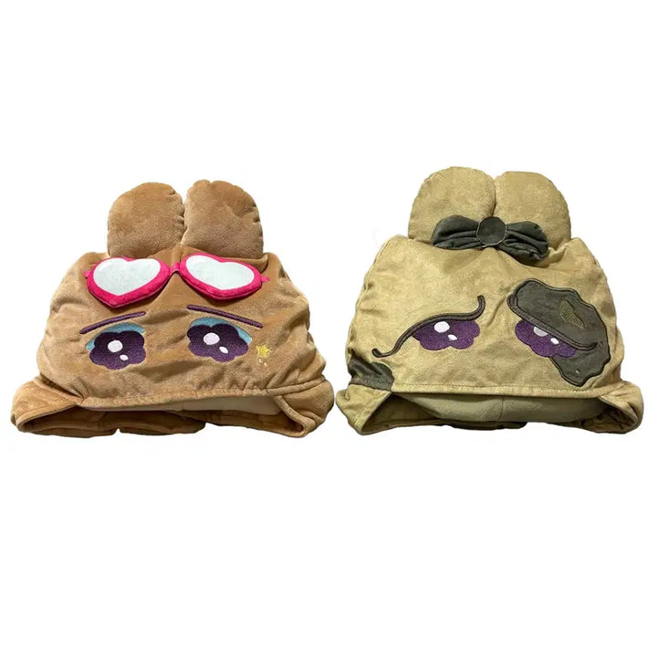 [BUNJANG] Ppanjjyutokki Gal Tan Ppanjjyutokki Zombie Ppanjjyutokki Hat Set / 빤쮸토끼 오빤쮸 인형 모자 세트 갸루 태닝 빤쮸토끼, 좀비 빤쮸토끼