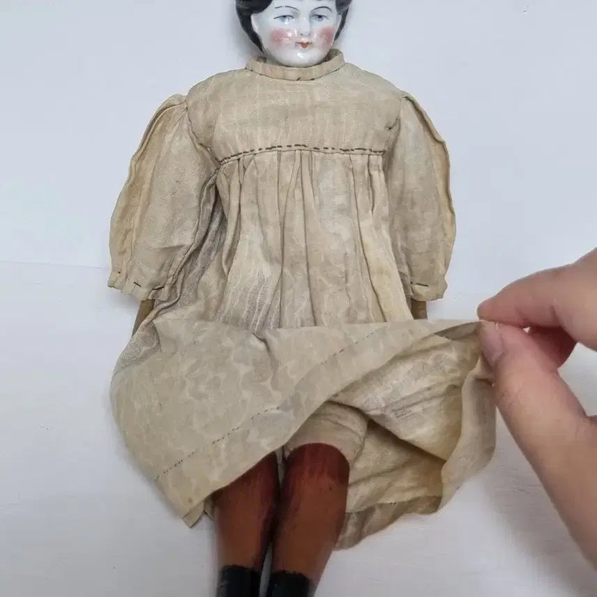 [BUNJANG] Antique German Bisque China Doll / 독일 앤틱 차이나인형 비스크 차이나돌