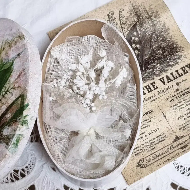 [BUNJANG] Handmade Lily of the Valley Miniature Antique / 국내작가님 은방울꽃 릴리오브밸리 미니어처 꽃 앤틱